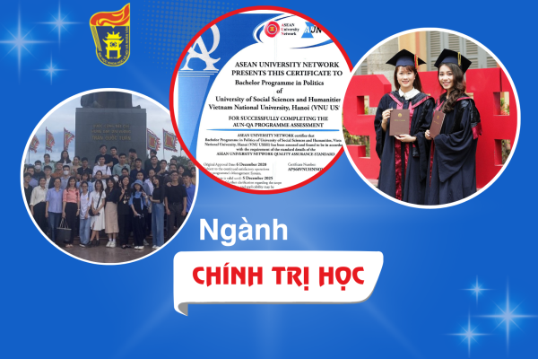 Ngành Chính trị học: đổi mới với nhiều học phần có tính thực tiễn và ứng dụng cao, đáp ứng nhu cầu thị trường lao động